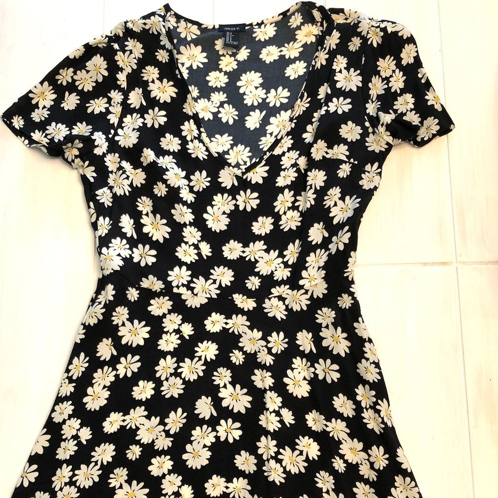 FOREVER 21 SUNFLOWER DRESS